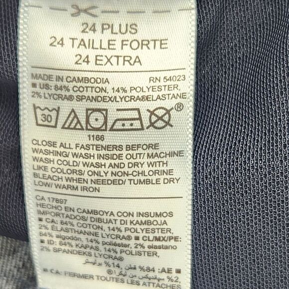 Old Navy Boot Cut Jeans Womens Plus Size 24 Blue Denim Western Rodeo Flared Boho - Picture 4 of 8